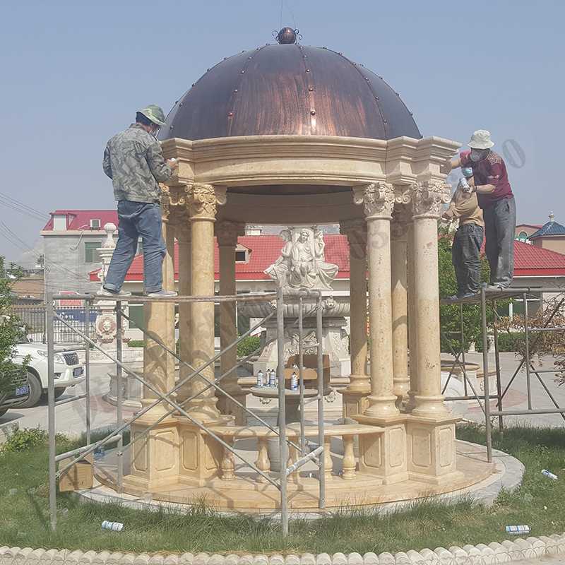 歐式景觀涼亭，歐式大理石涼亭，歐式柱子亭子