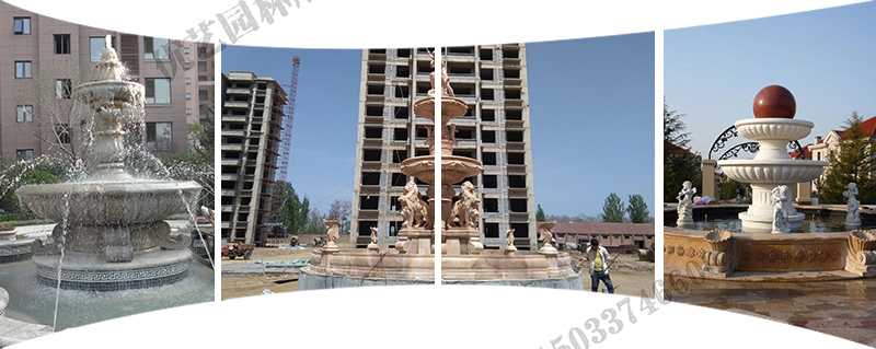 大理石景觀噴泉安裝，大型景觀噴泉廠家，景觀石雕噴泉廠家