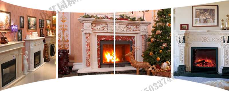 歐式壁爐架實景，大理石壁爐架定制，石雕壁爐架工廠