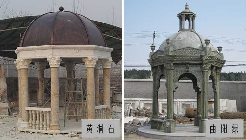 歐式景觀亭子，石雕大理石亭子，河北涼亭廠家