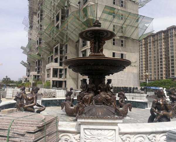 景觀雕塑定制，大型銅雕塑工廠