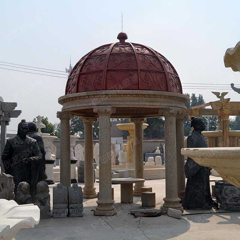 景觀雕塑定制，石雕涼亭如何保養(yǎng)