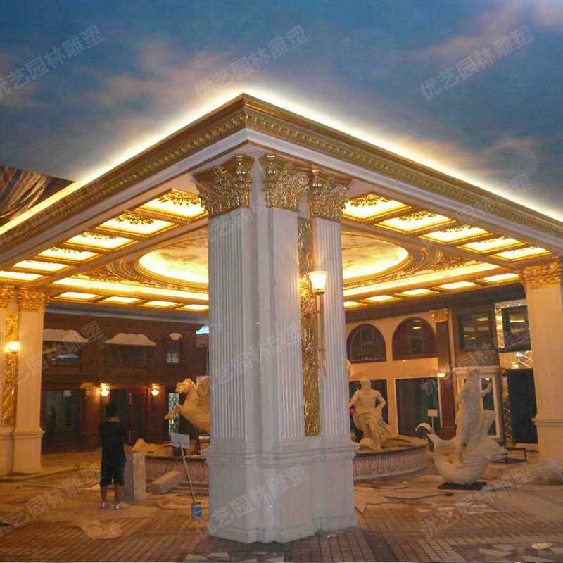 羅馬柱，室內(nèi)羅馬柱