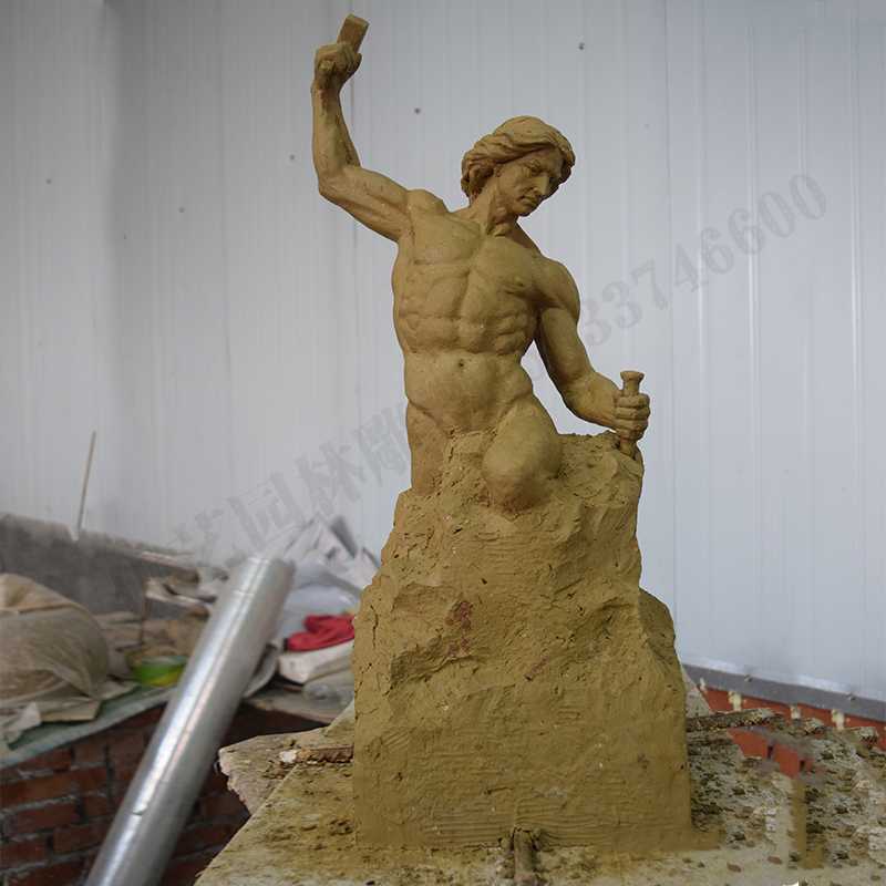 自我雕刻，雕刻自我，自我雕刻雕塑