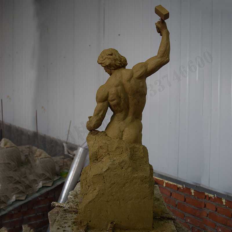 自我雕刻雕塑，雕刻自我雕塑，雕刻自己擺件